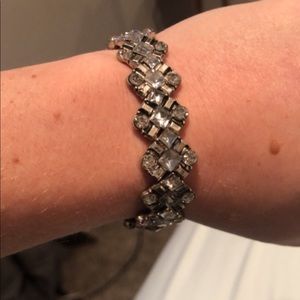 Clear crystal bracelet